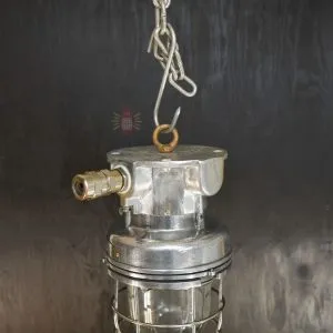 - SL 11798 3 Authentic Vintage Aluminium Pendant Light – Polished Nautical Hanging Lamp
