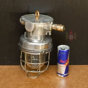 Authentic Vintage Aluminium Pendant Light – Polished Nautical Hanging Lamp