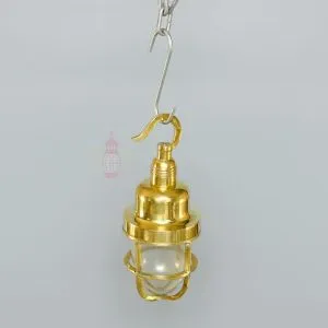 - SL 11805 1 Authentic Polished Brass Hanging Lamp – Vintage Nautical Pendant