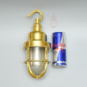 - SL 11805 5 Authentic Polished Brass Hanging Lamp – Vintage Nautical Pendant