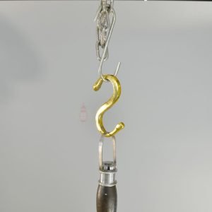 - SL 11806 3 Authentic Vintage Brass Hanging Lamp with Handle and Shade – Nautical Salvage