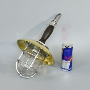 - SL 11806 6 Authentic Vintage Brass Hanging Lamp with Handle and Shade – Nautical Salvage