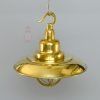 Authentic Vintage Wiska Brass Pendant Light with Shade