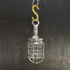 - SL 11851 3 Authentic Vintage Aluminium Pendant Light – Nautical Hanging Salvage