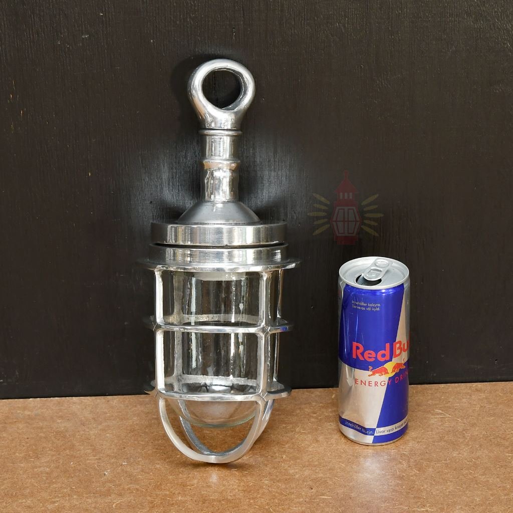 - SL 11851 6 Authentic Vintage Aluminium Pendant Light – Nautical Hanging Salvage