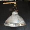 Authentic Large Vintage Aluminium Nautical Cargo Pendant Light