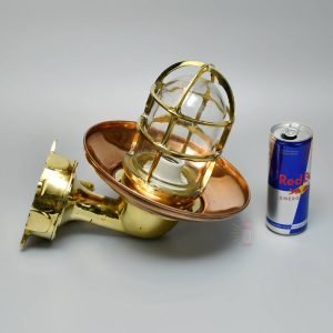 - SL 11864 6 Authentic Polished Brass 90 Degree Passageway Light – Nautical Wall Lamp