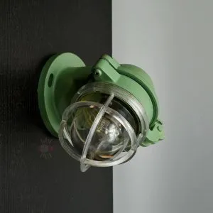 - SL 11868 3 Authentic Vintage Fibre Bulkhead Light – Small Nautical Wall Salvage