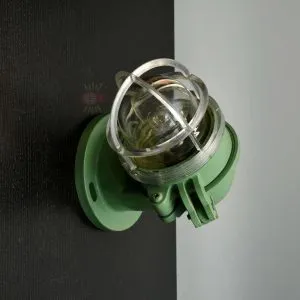- SL 11868 4 Authentic Vintage Fibre Bulkhead Light – Small Nautical Wall Salvage