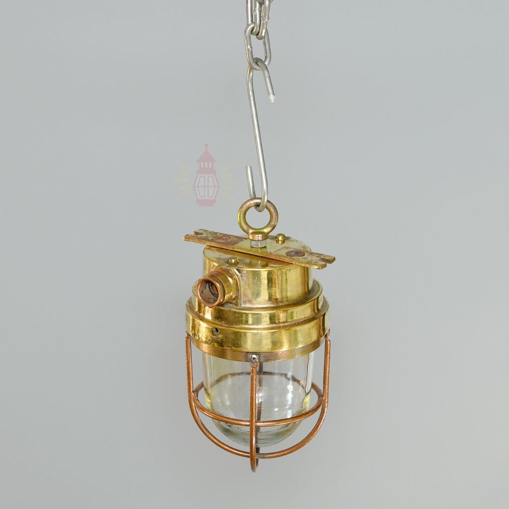- SL 11869 1 Authentic Polished Brass Passageway Light – Vintage Nautical Wall Lamp