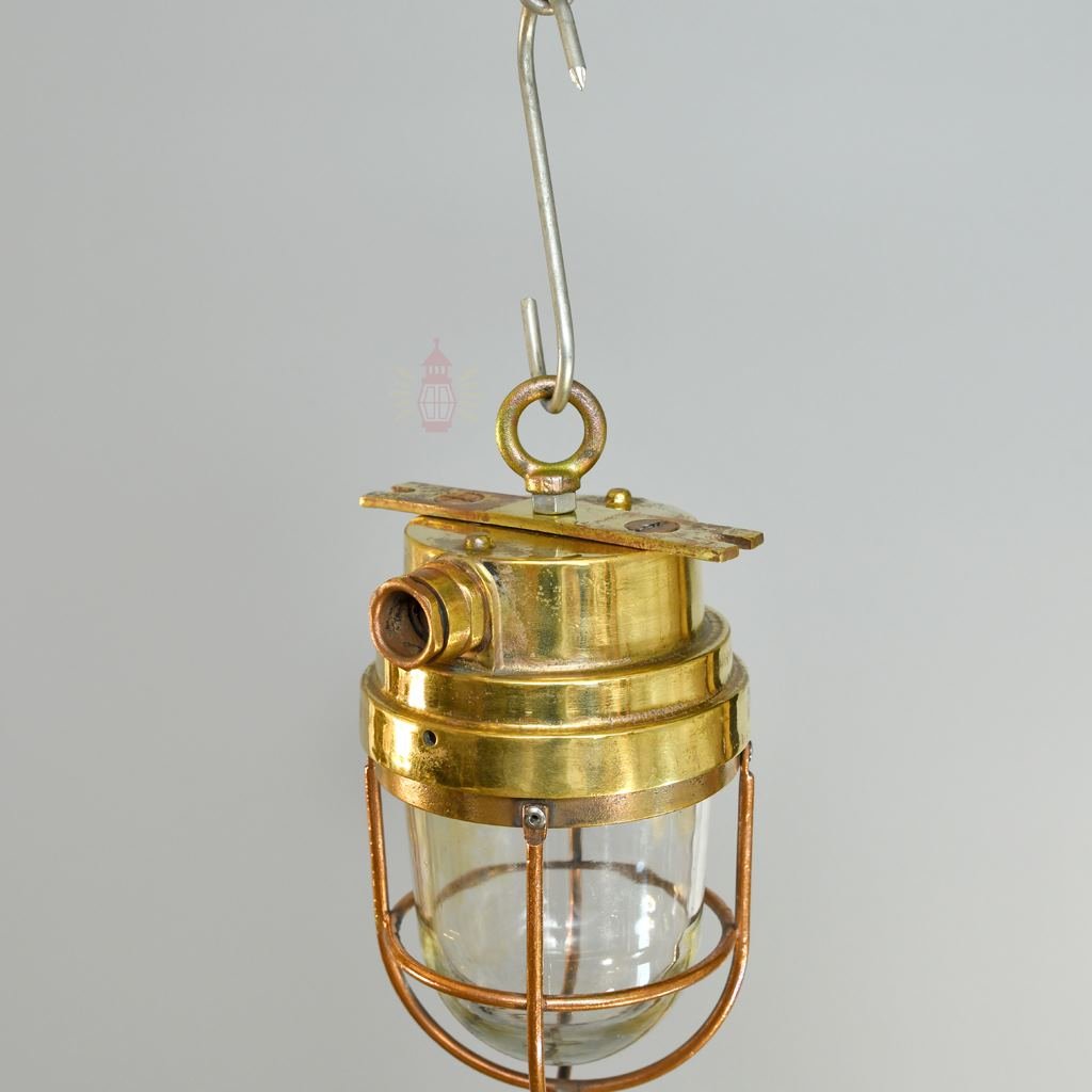 - SL 11869 2 Authentic Polished Brass Passageway Light – Vintage Nautical Wall Lamp