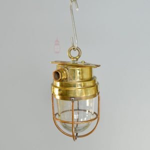 - SL 11869 3 Authentic Polished Brass Passageway Light – Vintage Nautical Wall Lamp
