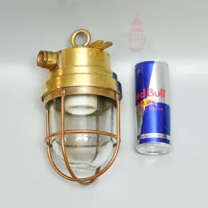 - SL 11869 5 Authentic Polished Brass Passageway Light – Vintage Nautical Wall Lamp