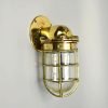 - SL 12645 Authentic Vintage Brass 90 Degree Nautical Wall Light