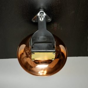 - SL 13133 5 Vintage Aluminium Bulkhead Light with Copper Shade – Salvaged Nautical Wall Light