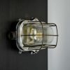 - SL 13356 Authentic Vintage Aluminium Bulkhead Light – Salvaged Ship Dome Wall Sconce