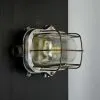 - SL 13356 Authentic Vintage Aluminium Bulkhead Light – Salvaged Ship Dome Wall Sconce