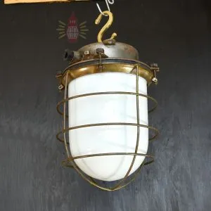 Rare Original CCCP Soviet Fresnel Lens Cargo Pendant – Nautical Industrial Light