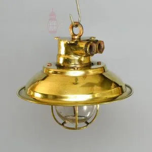 Vintage Brass Marine Pendant Light