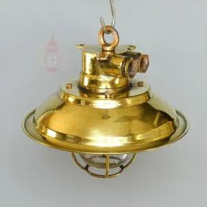 - SL 56 3 Vintage Brass Marine Pendant Light