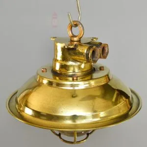 - SL 56 4 Vintage Brass Marine Pendant Light