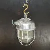- SL 71 2 Vintage Aluminium Cage Pendant Light Nautical