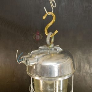 - SL 71 4 Vintage Aluminium Cage Pendant Light Nautical