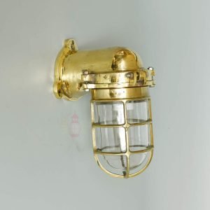 - SL 10758 1 Nautical Brass Bulkhead Wall Lantern – Heavy Brass