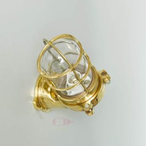 - SL 10758 4 Nautical Brass Bulkhead Wall Lantern – Heavy Brass