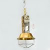 - SL 10783 4 SS Cargo brass lamp hanging - Brass Shade
