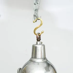 - SL 10786 4 Authentic Vintage Aluminium Nautical Hanging Spotlight