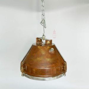 Vintage Iron Cargo Pendant Light – Authentic Ship Hanging Lamp