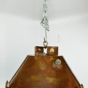 Vintage Iron Cargo Pendant Light – Authentic Ship Hanging Lamp