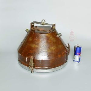 Vintage Iron Cargo Pendant Light – Authentic Ship Hanging Lamp