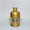 Authentic Vintage Brass Ship Oil Lamp