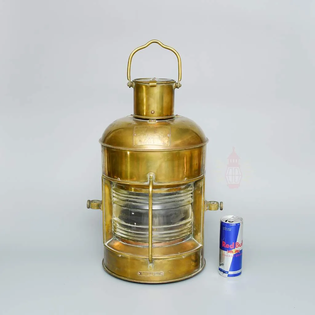 - SL 10788 2 Authentic Vintage Brass Ship Oil Lamp