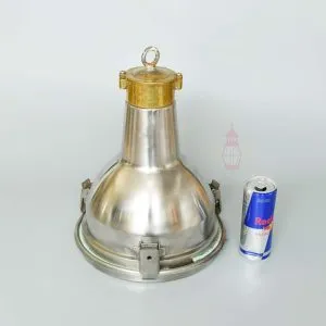 - SL 10800 5 Authentic Vintage Brass Hook Stainless Steel Cargo Pendant Light