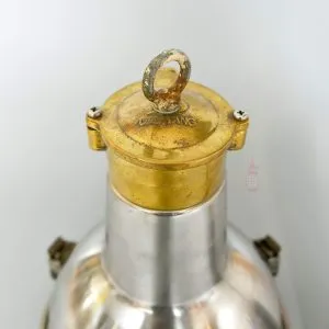 - SL 10800 6 Authentic Vintage Brass Hook Stainless Steel Cargo Pendant Light