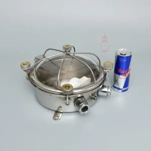 - SL 10984 5 Authentic Vintage Stainless Steel Dome Bulkhead Light – Nautical Salvage