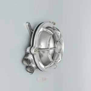- SL 10985 3 Authentic Vintage Polished Aluminium Nautical Dome Light