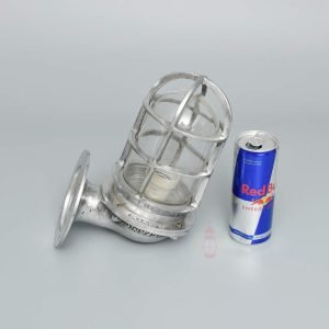 Authentic Vintage Polished Aluminium Nautical Wall Light