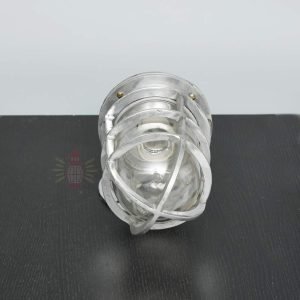 Authentic Vintage Polished Aluminium Nautical Wall Light