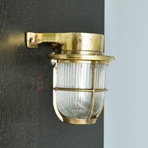 - SL 11750 2 Authentic Vintage Brass 90 Degree Bulkhead Light – Nautical Passageway Salvage
