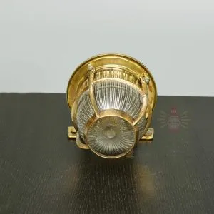 - SL 11750 4 Authentic Vintage Brass 90 Degree Bulkhead Light – Nautical Passageway Salvage