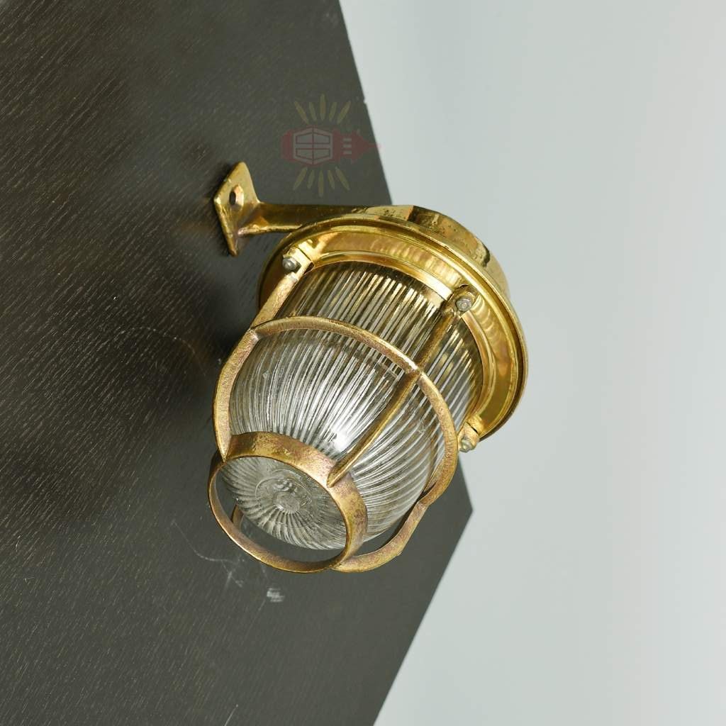- SL 11750 5 rotated Authentic Vintage Brass 90 Degree Bulkhead Light – Nautical Passageway Salvage