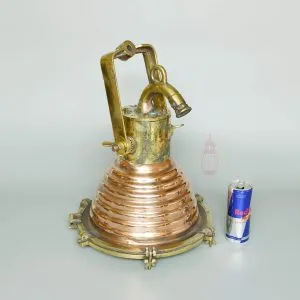 - SL 11756 2 Authentic Vintage Wiska Copper Pendant Spot Light – Nautical Hanging Salvage