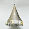 - SL 11804 4 Authentic Large Vintage Stainless Steel Nautical Pendant Light