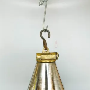 - SL 11804 6 Authentic Large Vintage Stainless Steel Nautical Pendant Light