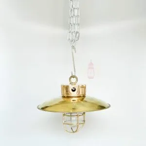- SL 11817 1 Authentic Vintage Bronze Pendant Light with Brass Shade – Nautical Salvage