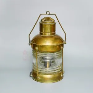 - SL 11829 2 Authentic Antique Brass Nautical Oil Lantern